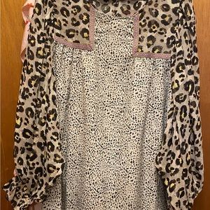 Women’s animal print top